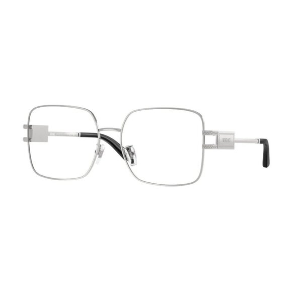 NWT VERSACE EYEGLASSES SILVER WOMEN EYEWEAR VERSACE